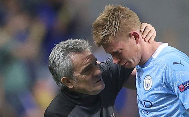 De Bruyne chan thuong