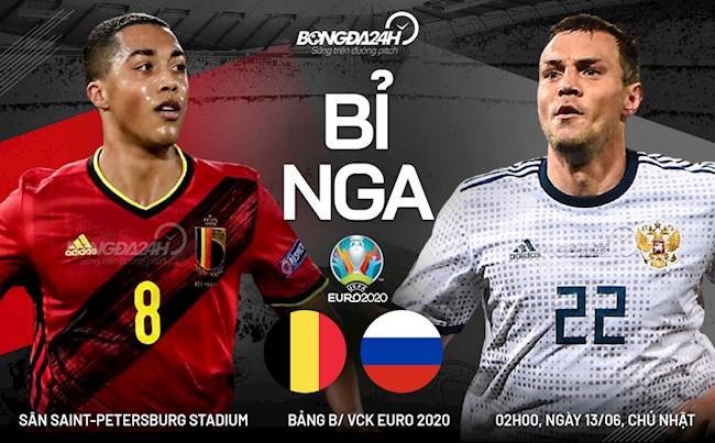 Sát thủ Lukaku chung tay giúp Bỉ hạ sát "gấu Nga" trong ngày ra quân ở Euro 2020 bir vs nga