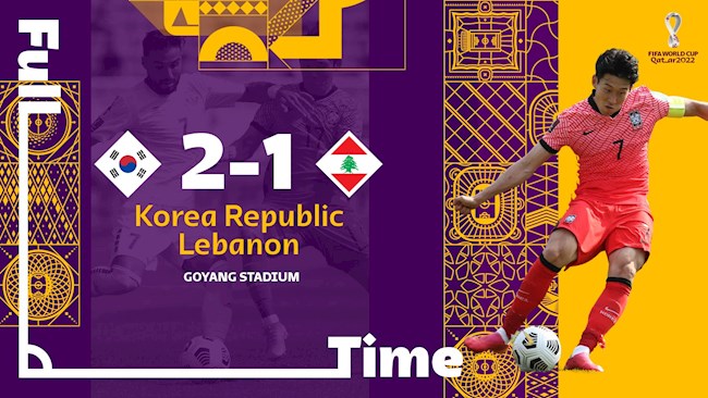 Hàn Quốc 2-1 Lebanon