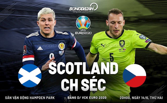 Nhận định Scotland vs Séc (20h00 ngày 14/6): 3 điểm về tay ai?