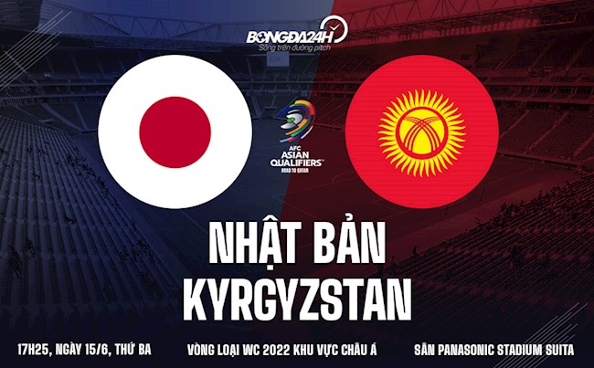 Nhận định bóng đá Nhật Bản vs Kyrgyzstan 17h25 ngày 15/6 (Vòng loại World Cup 2022)