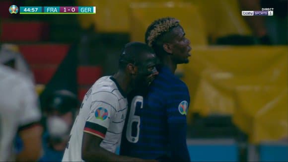 Rudiger chơi xấu Pogba