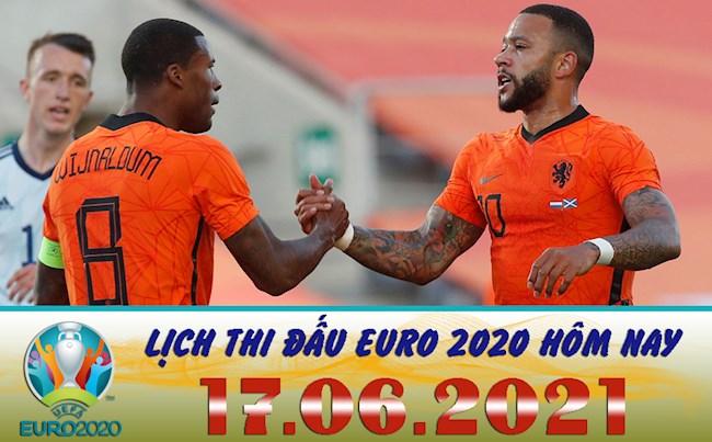 Lịch bóng đá euro 2021