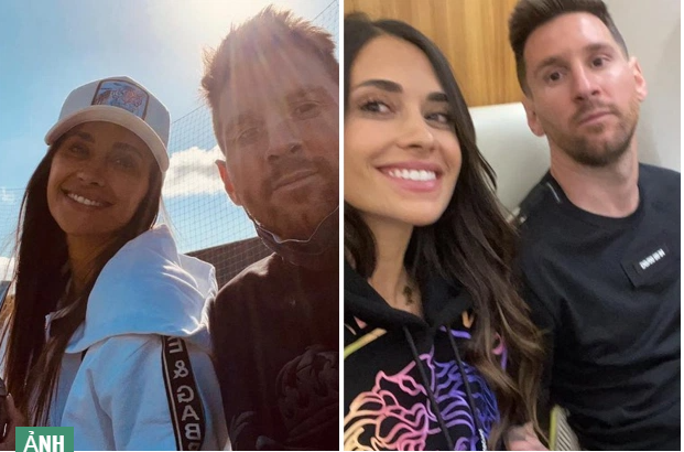 Vợ chồng Lionel Messi hạnh phúc ở Argentina