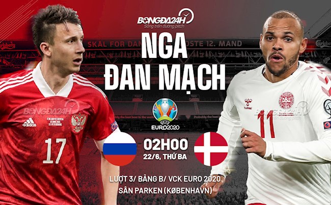 Trực tiếp Nga vs Đan Mạch