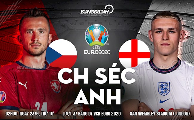Nhận định CH Séc vs Anh (2h ngày 23/6): Khi “tử thần” rình rập… anh với ch sec