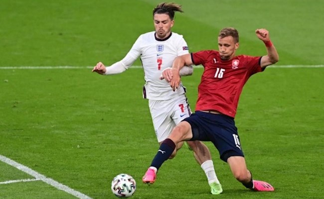 Soucek vs Grealish Anh vs Séc