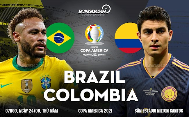 Trực tiếp Brazil vs Colombia