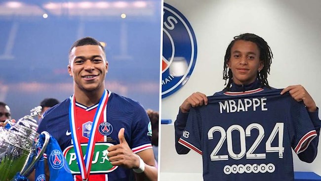 PSG gia hạn hợp đồng với em trai Mbappe hình ảnh PSG gia hạn hợp đồng với em trai Mbappe hình ảnh