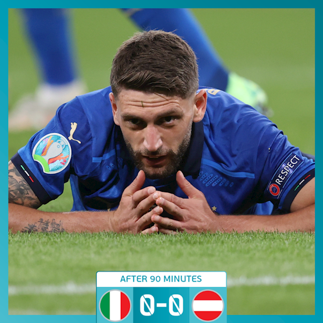Italia vs Áo