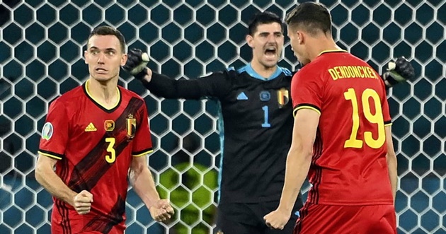 Bỉ sẽ gặp Italia ở tứ kết Euro 2020