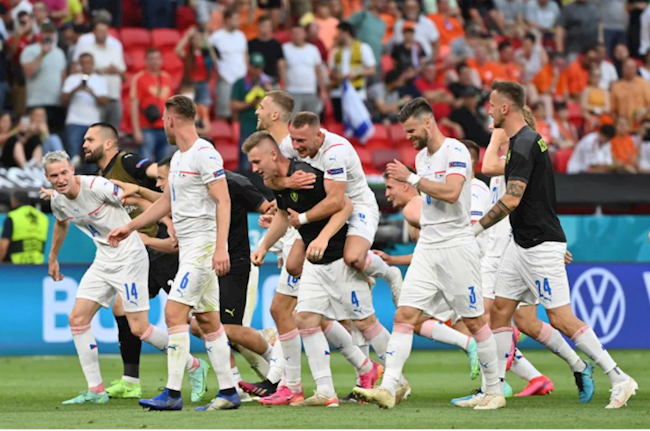 Niềm vui của các cầu thủ CH Séc