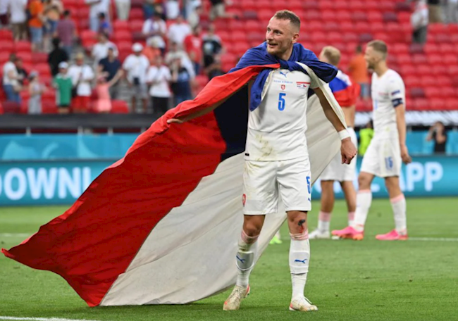 Niềm vui của các cầu thủ CH Séc