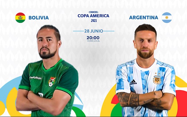 Trực tiếp Copa America 2021: Argentina vs Bolivia hôm nay 29/6 giải copa america 2021 chiếu kênh nào