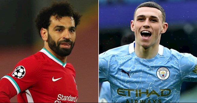 NHM Liverpool tức giận khi Foden được đánh giá cao hơn Salah