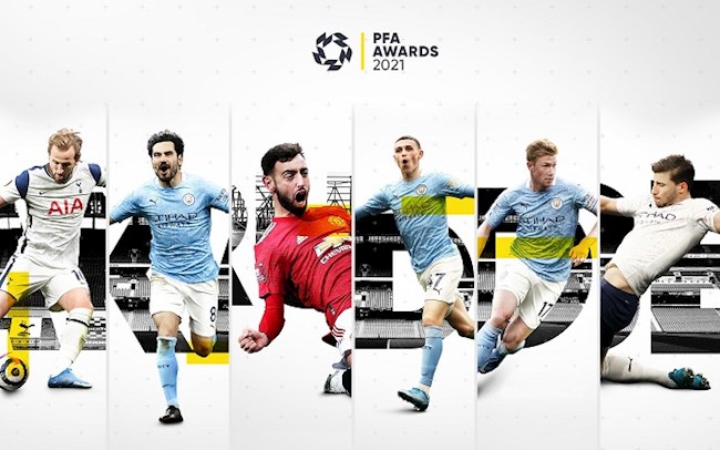 6 ứng viên cho danh hiệu Cầu thủ xuất sắc nhất năm của PFA 6 ứng viên cho danh hiệu Cầu thủ xuất sắc nhất năm của PFA