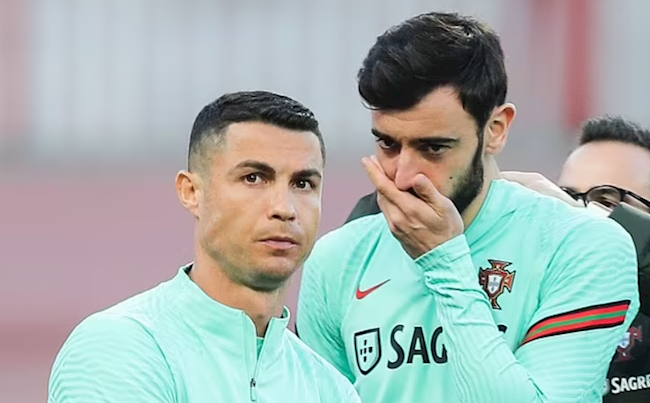 Bruno lấy nước mắt của Ronaldo làm động lực