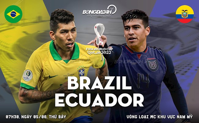 Trực tiếp bóng đá Brazil vs Ecuador vòng loại World Cup 2022