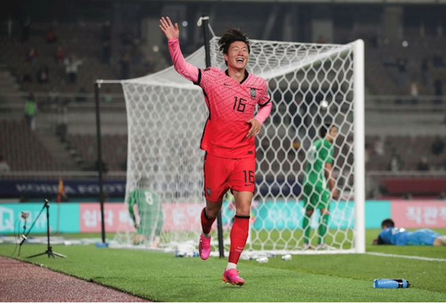 Tuyển Hàn Quốc thị uy sức mạnh với chiến thắng 5 sao. Ảnh: KFA. Tuyển Hàn Quốc thị uy sức mạnh với chiến thắng 5 sao. Ảnh: KFA.