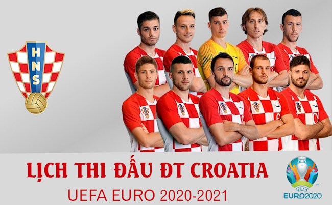 Lịch thi đấu ĐT Croatia Euro 2020