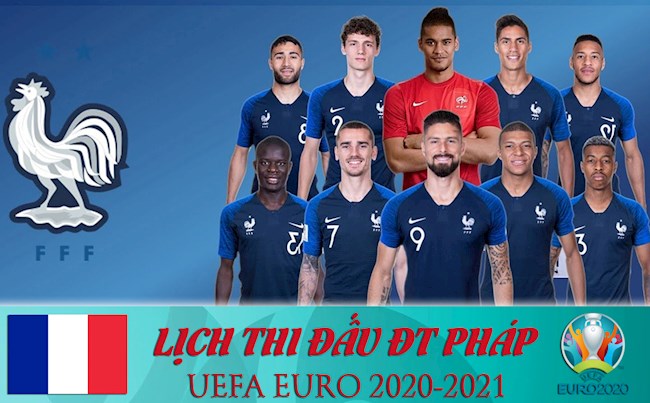 Lịch thi đấu ĐT Pháp Euro 2021