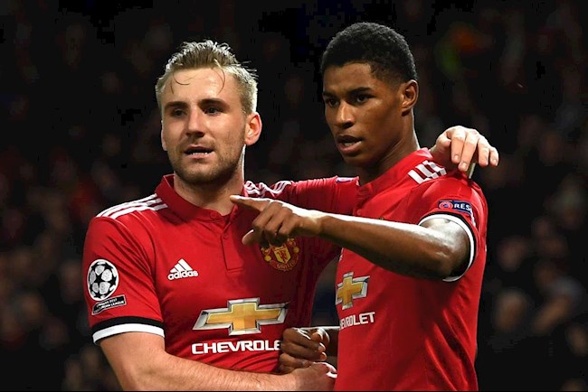 Rashford khen ngợi Luke Shaw
