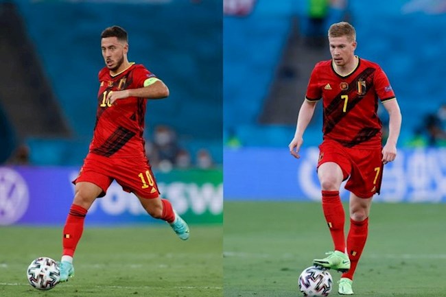 Hazard và De Bruyne chạy đua với thời gian để ra sân trong trận gặp Italia
