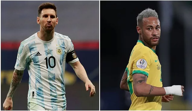 Neymar và Messi đối đầu ở chung kết Copa America 2021 Neymar và Messi đối đầu ở chung kết Copa America 2021