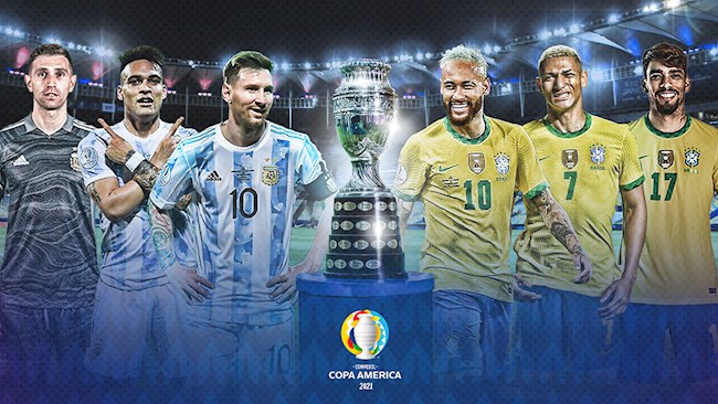 Trực tiếp bóng đá Copa America 2021:Argentina vs Brazil Messi vs Neymar copa america 2021 chung kết kênh nào