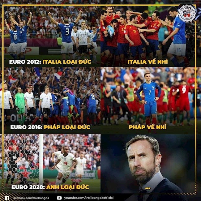 À thì ra là anh không thể vô địch vì đã loại tuyển Đức? À thì ra là anh không thể vô địch vì đã loại tuyển Đức?