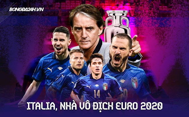 Italy 1-1 (pen 3-2) Anh: Azzurri đăng quang ở Euro 2020 sau màn đấu súng siêu kịch tính