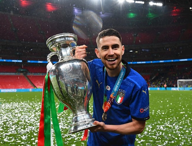 Jorginho giành giải Cầu thủ xuất sắc nhất năm của UEFA hình ảnh