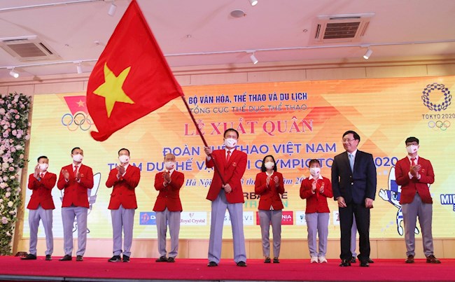 Lễ xuất quân đoàn Thể thao Việt Nam tham dự Olympic