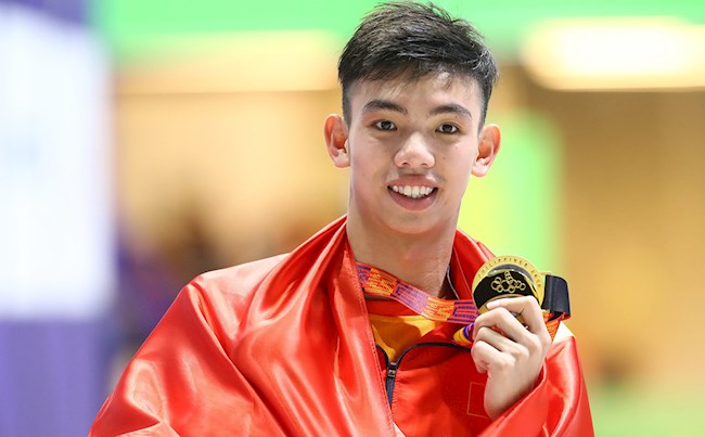 Tiểu sử vận động viên Nguyễn Huy Hoàng bộ môn bơi lội hình ảnh