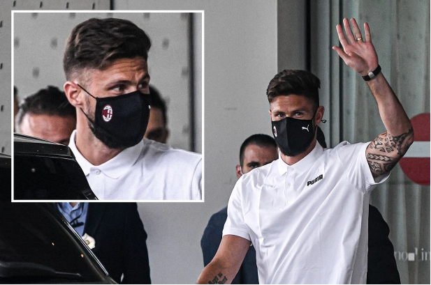 Olivier Giroud đã có mặt ở Italia, chuẩn bị ra mắt CLB mới