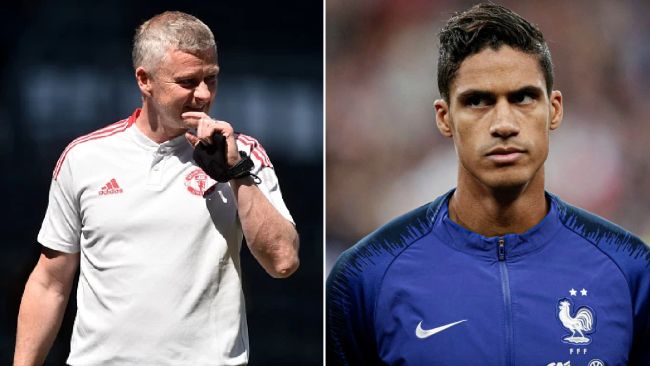 HLV Solskjaer từ chối trả lời về Raphael Varane HLV Solskjaer từ chối trả lời về Raphael Varane