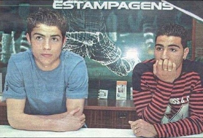 Ronaldo và Quaresma khi còn là cầu thủ trẻ tại Sporting Lisbon