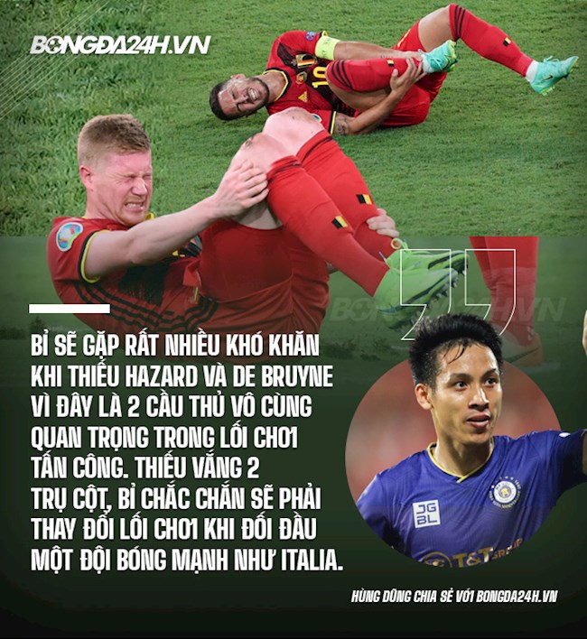 Hùng Dũng nhận định trận Bỉ vs Italia