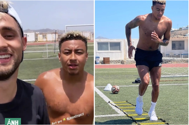 Jesse Lingard hội ngộ với Adnan Januzaj ở Hy Lạp