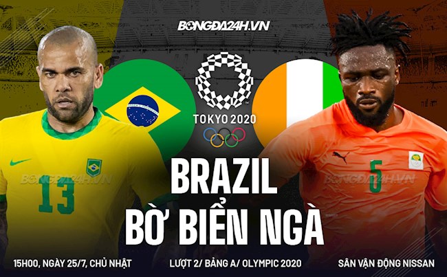 Nhận định Brazil vs Bờ Biển Ngà (15h30 ngày 25/7): Thêm 3 điểm cho Selecao