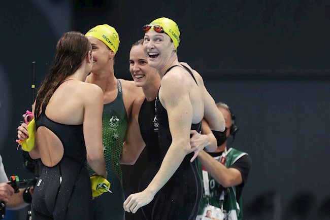 4 kình ngư người Australia vừa thiết lập kỷ lục thế giới mới