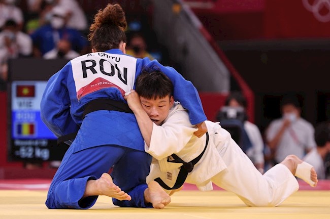 Nguyễn Thị Thanh Thủy thất bại ở môn Judo hình ảnh