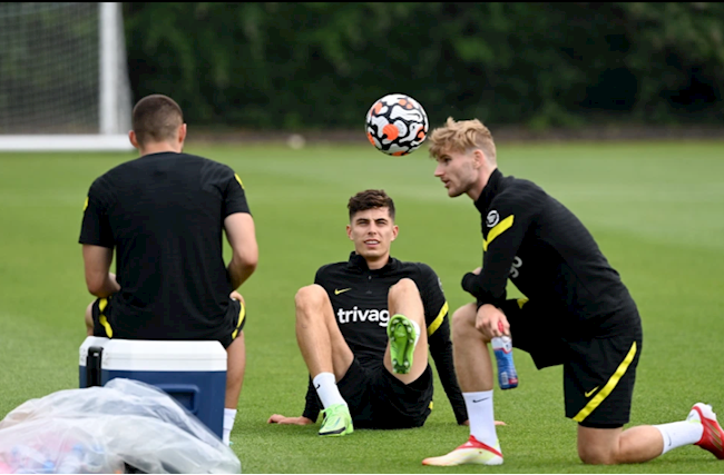 Timo Werner và Kai Havertz đã chính thức trở lại tập luyện cùng Chelsea