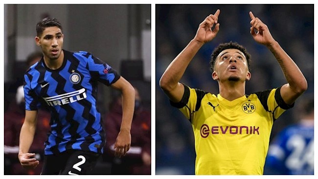 Inter Milan và Dortmund thu nhiều tiền từ việc bán Hakimi và Sancho
