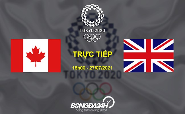 Trực tiếp link xem Canada vs Anh 18h00 ngày 27/7 (BD nữ Olympic 2020)