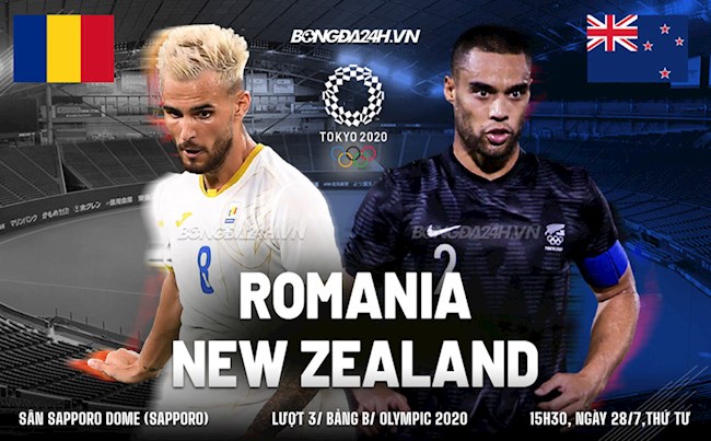 Trực tiếp bóng đá Romania vs New Zealand - Link xem Olympic 2020