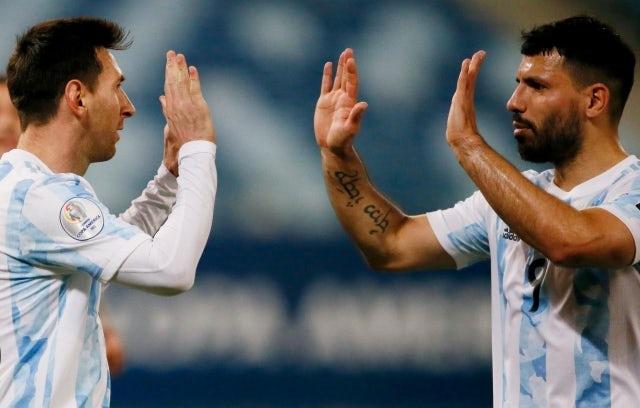 Messi va Aguero Argentina