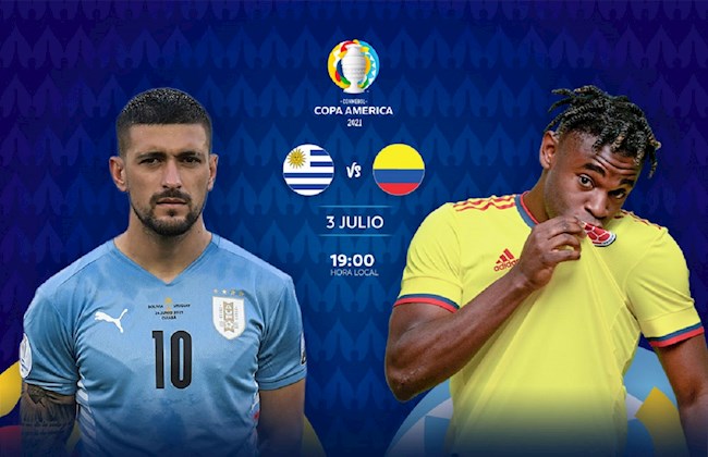 Trực tiếp bóng đá Copa America 2021:Uruguay vs Colombia hôm nay giải copa trực tiếp kênh nào