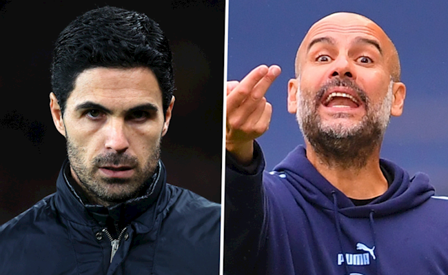 Arteta va Guardiola Arteta va Guardiola