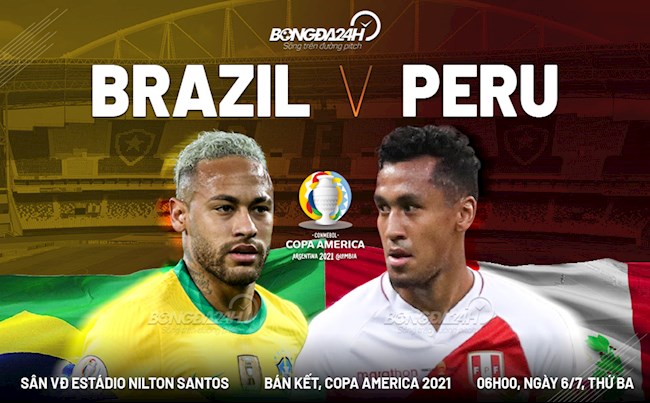 Trực tiếp Brazil vs Peru